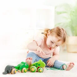 Hot Hape Trækkelegetøj - Familien Frø