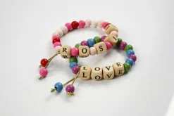 Sale Creativ Company Træperler i spand - Bogstaver A-Z, ca. 400 stk