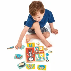 New Tender Leaf Træpuslespil m. 12 brikker - Hvor gør det ondt?