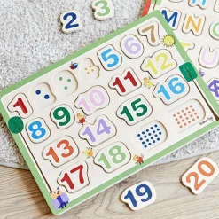 Online Træpuslespil med tal, 1-20