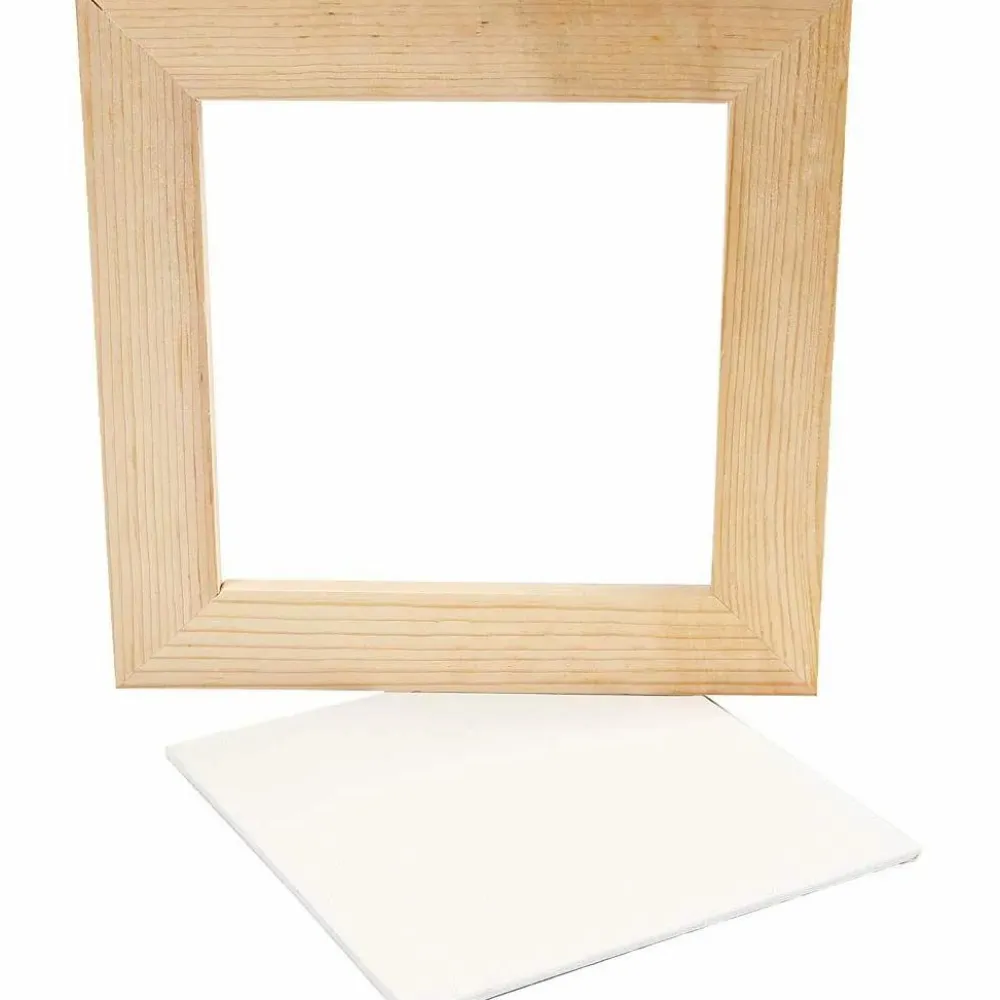 Sale Creativ Company Træramme m. malerplade (20,8 x 20,8 cm)