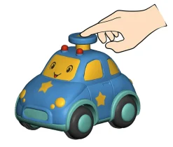 Online Tryk-og-kør bil (ass.), 1 stk