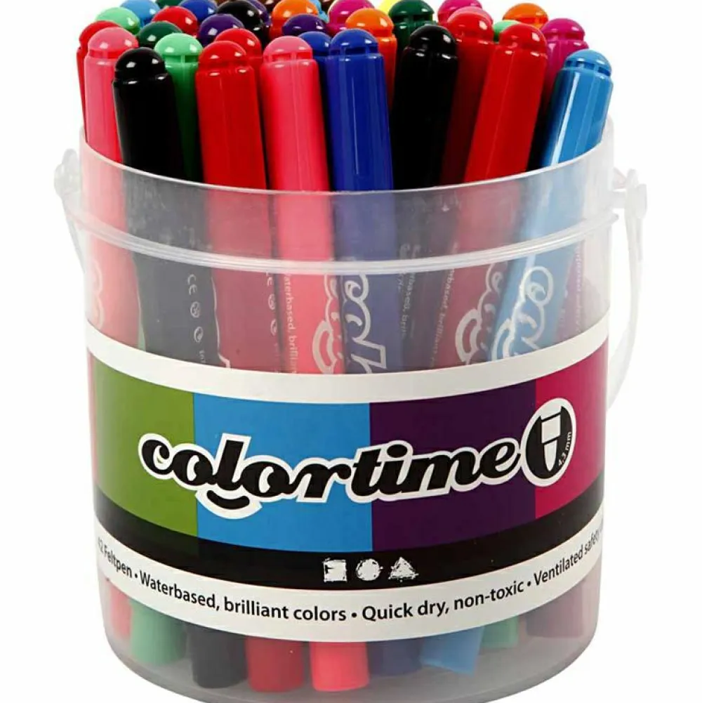 Best Creativ Company Tusser - Basisfarver, 42 stk