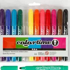 Best Creativ Company Tusser - Basisfarver, 12 stk