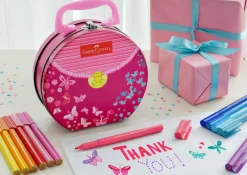 New Faber-Castell Tusser - Connector i kuffert-håndtaske, 33 stk