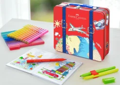 Outlet Faber-Castell Tusser - Connector i rejsekuffert, 40 stk