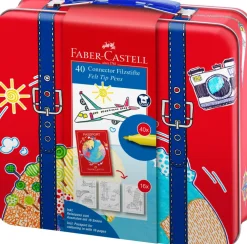Outlet Faber-Castell Tusser - Connector i rejsekuffert, 40 stk