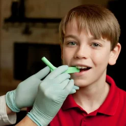 Tyggegreb, Y-Chew m. tekstur, Blå - Ekstra hård