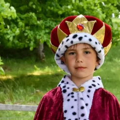 Sale Den Goda Fen Udklædning - Kongekrone (rød)