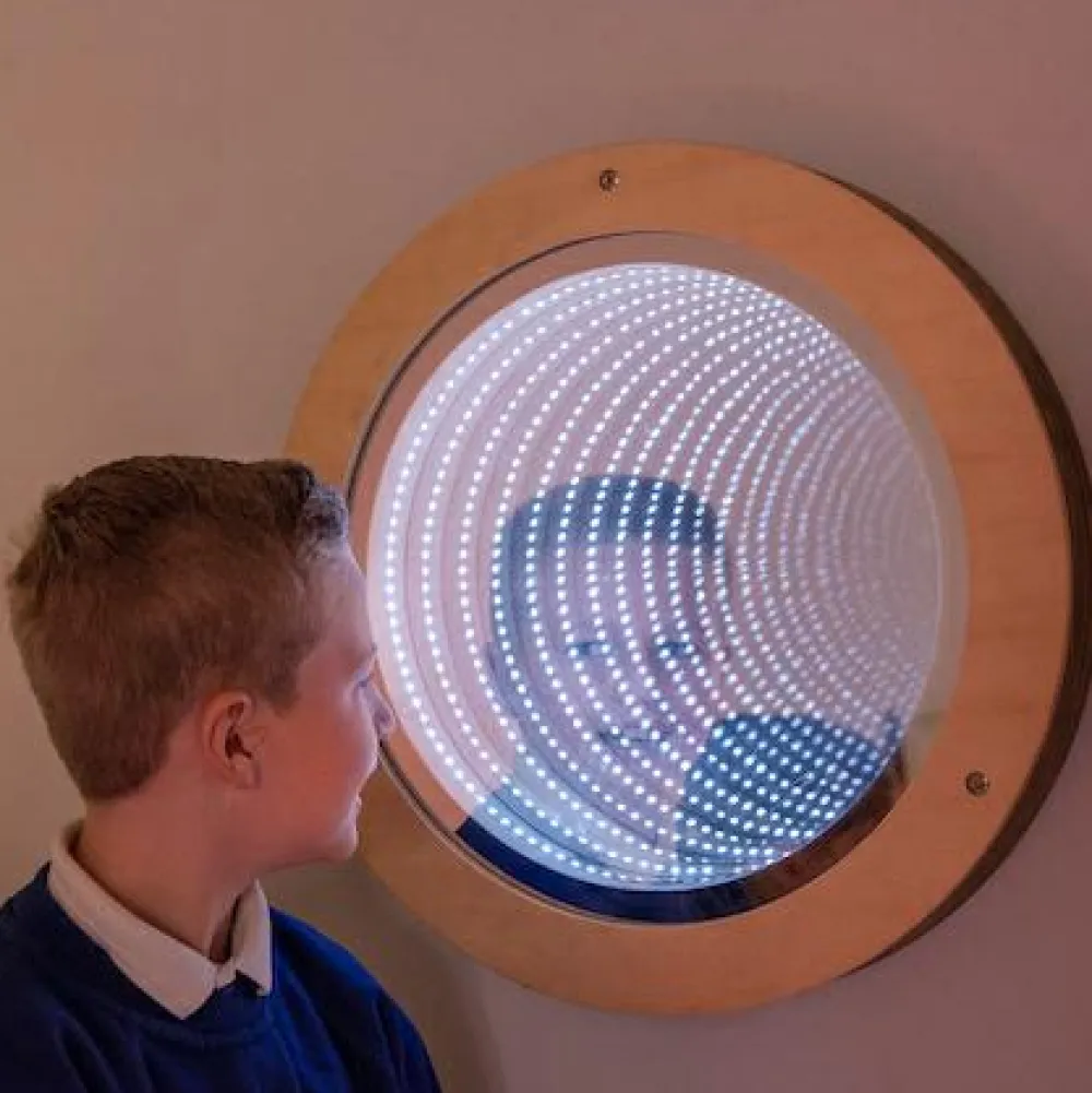 Uendelighedstunnel m. lys - Ø50 cm