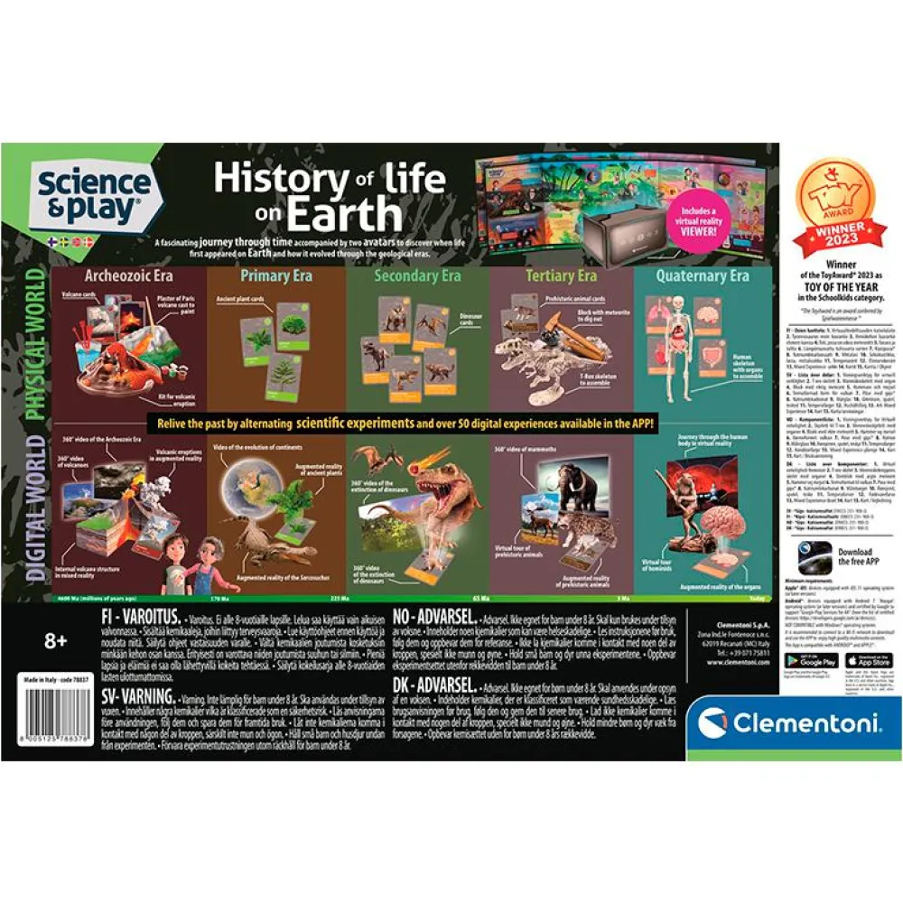 Best Clementoni Videnskabssæt - Historien om livet på jorden
