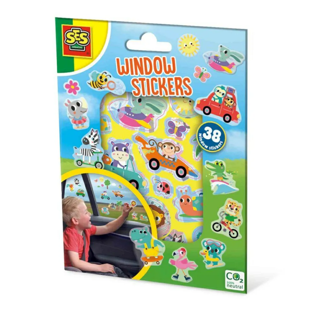 Best SES Creative Vinduesklistermærker, 38 stk
