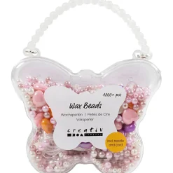 Creativ Company Voksperler i æske - Pastel, 1.800+ stk