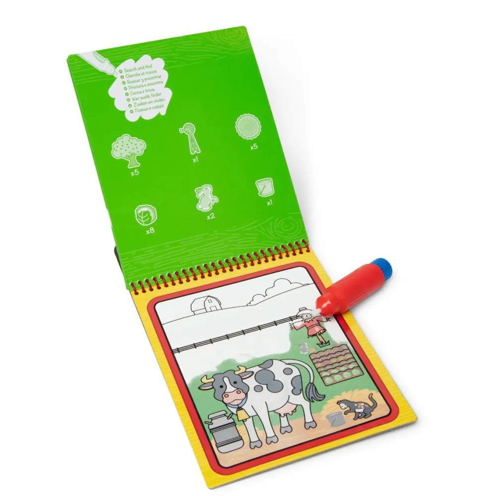 Hot Melissa & Doug Water Wow, Mal med vand - Bondegård