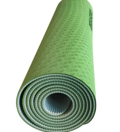 Yogamåtte 183 x 61 cm - Grøn/Grå
